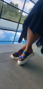 Sandalia Nuquí Verde x Azul