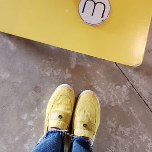 Mocasin Clown Pelo amarillo