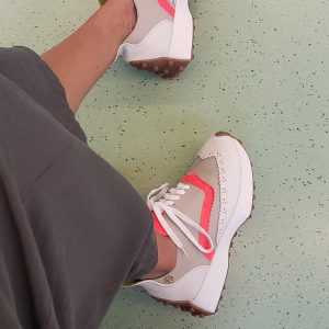 Tenis Oxford Beige x Neón