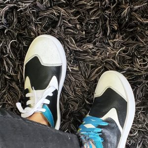 Tenis Waves Blanco x Negro x Azul